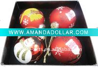 Wholesale glass christmas ball with various figure