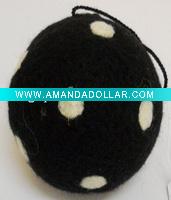 Wholesale Hot Sale Wool Felt Craft Christmas Ball 279010A for 2011