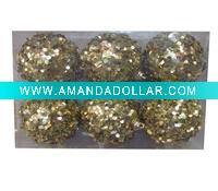 Wholesale Christmas ball with paillette