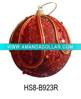 RED Foam Christmas ball for decoration