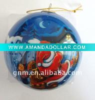 Wholesale christmas ball/paper christmas ball/foam christmas ball-christmas promotion premium