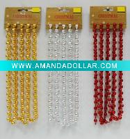 Wholesale 9 Feet 6mm Multi-faceted Disco Ball Beaded Christmas Garland by Header Card Packaging