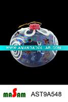 Wholesale Ceramic Christmas ball ornament w/ LED light