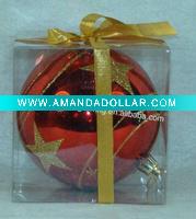 Plastic Christmas Ball Ornament
