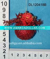 Wholesale 5" red Christmas ball