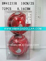 Wholesale 2012 10CM Christmas Ball Ornament,Christmas Tree Plastic Ball BW41255