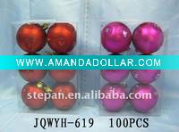 Wholesale Christmas Ball,Christmas Tree Plastic Ball JQ-619