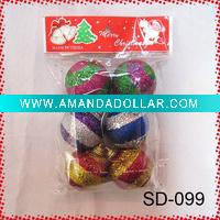 Wholesale glitter christmas ball