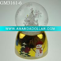 Wholesale christmas ball with LED light and music