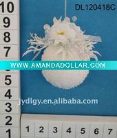 Wholesale 5" white Christmas ball