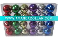 clear christmas ball