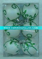 Wholesale Celadon Color Plastic Christmas ball
