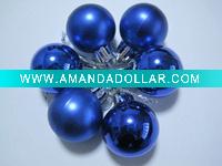 Wholesale Matte blue christmas ball