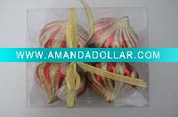 Wholesale christmas hanging decoration ball of plastic