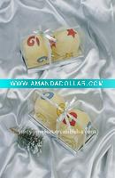 Wholesale 2 pieces plastic Christmas ball