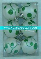 Wholesale Celadon Color Plastic Christmas ball