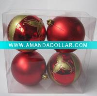 Wholesale Decorative painted christmas ball