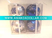 10-15cm Plastic Christmas Ball