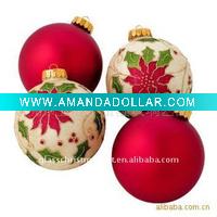 Wholesale glass Christmas ball