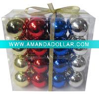 clear christmas ball