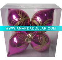 Wholesale purple christmas ball