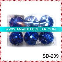 blue christmas balls