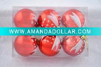 Plastic christmas ball