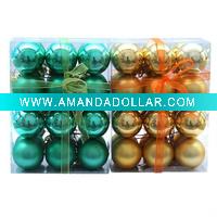 clear christmas ball