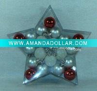 Decorating christmas ball