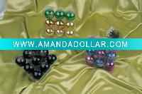 9 pieces plastic Christmas ball