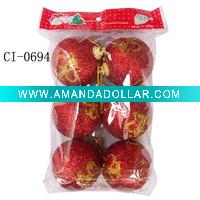 Red Christmas ball