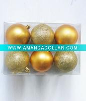 Wholesale plastic color christmas ball