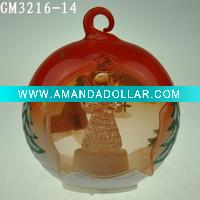 Wholesale hand drawing Christmas ball with LED light