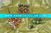 Wholesale 9 pieces plastic Christmas ball