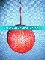 Wholesale red tissue paper Foam ball,D9cm