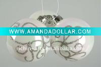 hand paint plastic christmas ball