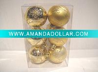 Wholesale Gold Plastic Christmas Ball