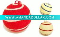 Wholesale Handicraft Woollen Christmas ornaments Ball