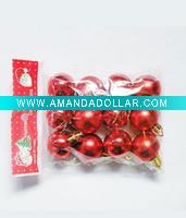Wholesale plastic color christmas ball