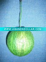 Wholesale green tissue paper Foam ball,D9cm