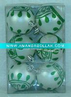 Wholesale Celadon Color Plastic Christmas ball