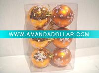 Decorative plastic christmas ball