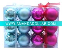 clear christmas ball