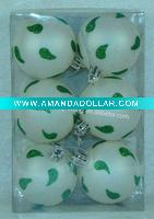 Wholesale Celadon Color Plastic Christmas ball