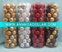 Decorative plastic christmas ball