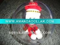 Wholesale 2012High-quality plastic christmas balls