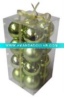 plain christmas ball