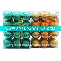 clear christmas ball