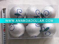 5-10cm Plastic Christmas Ball