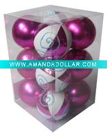 purple christmas ball